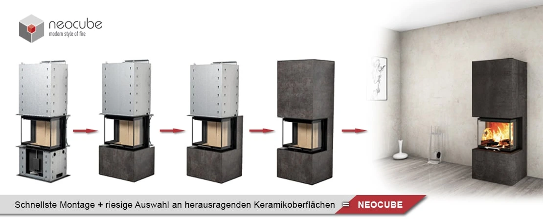 Neocube Kaminbausatz