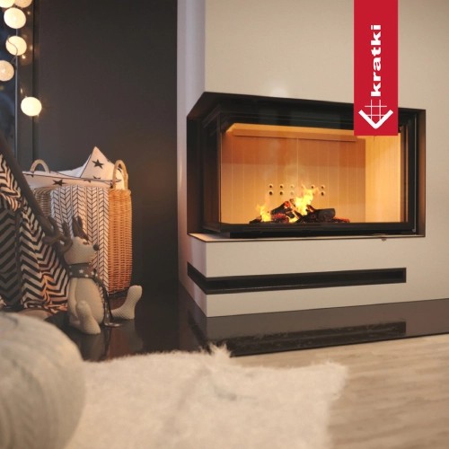 Kamineinsatz Kratki MBO 15 kW Eckkamin