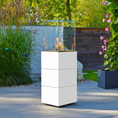 Gartenkamin Neocube-O Q1 Black & White Edition