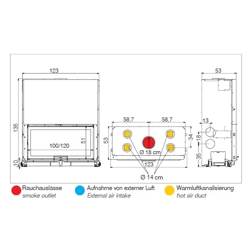 Kamineinsatz Edilkamin Windo 100 | 18 kW