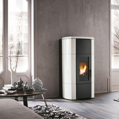 Pelletofen PALAZZETTI Ecofire Ermione Idro 24 kW wasserführend