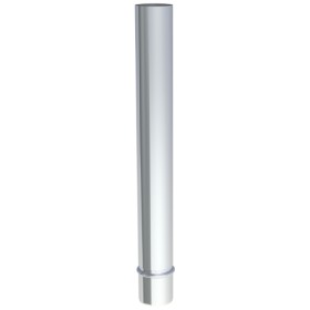 Kunststoffschornstein - Mündungsrohr 500 mm Edelstahl für Kopfabdeckung - einwandig - Jeremias EW-PPS