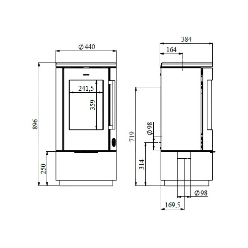 Kaminofen Morsoe 7340 | 4,3 kW