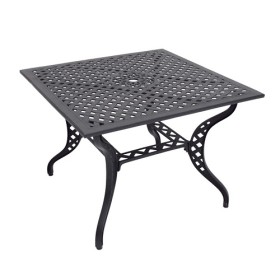 Gartenmöbel Lesli Living Tisch Trafalgar Square Aluminiumguß 100x100 cm