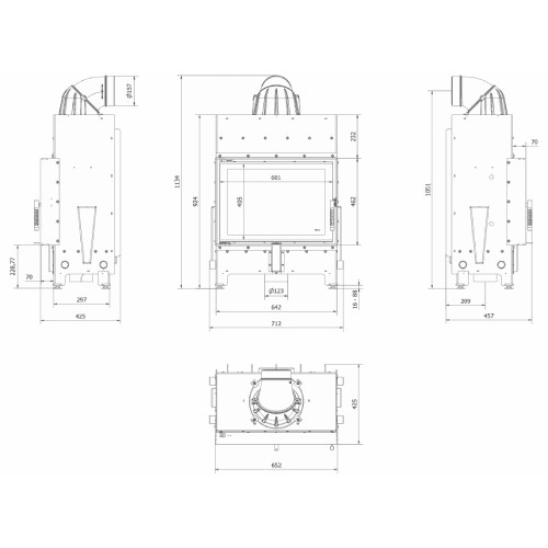Kamineinsatz Kratki Floki S 8 kW