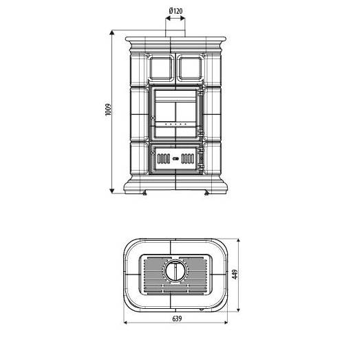 Kaminofen Sergio Leoni Marlene Mini E 6,2 kW