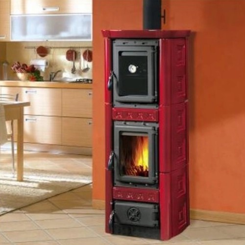 Kaminofen La Nordica Gaia Forno 6 kW mit Backfach