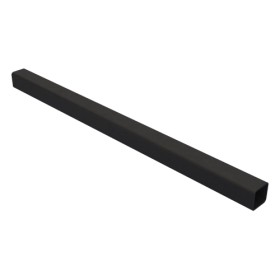 Edelstahlschornstein - Verlängerungsrohr 30x30 mm für DWECO20 l = 500 mm - doppelwandig - Jeremias DW-BLACK