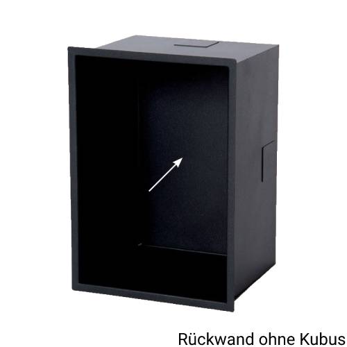 Kaminzubehör CB-tec - Kubus-Rückwand zu Kubus-Basismodul