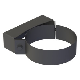 Edelstahlschornstein - Wandabstandshalter starr 50 mm - doppelwandig - Jeremias DW-BLACK 50