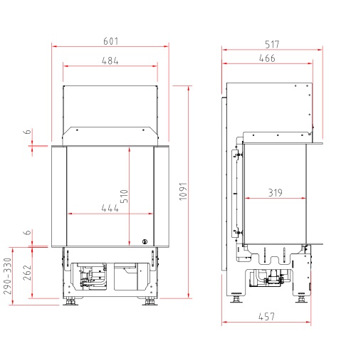 Gaskamin Schmid Ekko G U 45