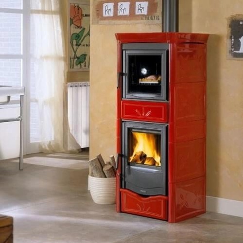 Kaminofen La Nordica TermoNicoletta Forno DSA 4.0 | 11,1 kW Wasserführend mit backfach