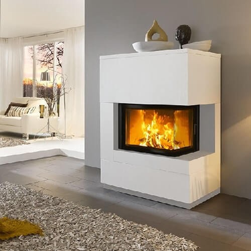 Kaminbausatz Camina S10 Kurz linksseitig 9 kW Speicheranlage