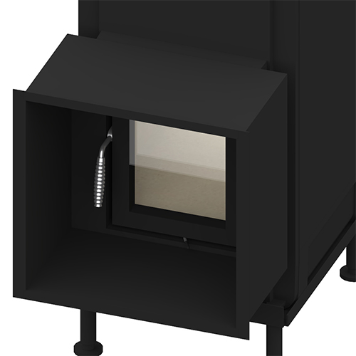 Kaminzubehör Brunner - Durchheiztüre mitte für HKD 2.2 Drehtür Flachglas