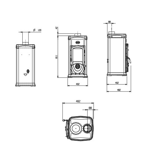Kaminofen La Nordica Super Max 6 kW