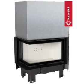 Kamineinsatz Kratki MBM 10 kW Eckkamin Schiebetür