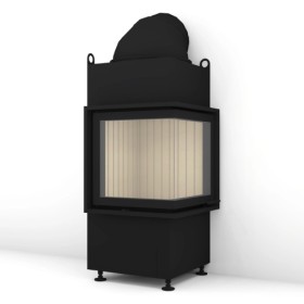 Kamineinsatz Brunner BKH 5.0 Eck 42-42-42 | 7 kW Drehtür