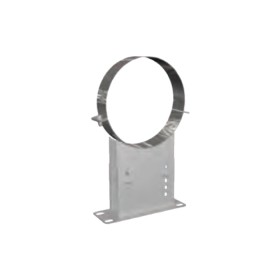 Edelstahlschornstein - Wandhalter verstellbar 90 - 160 mm - einwandig - eka complex E