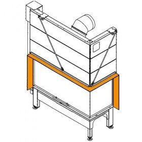 Kaminzubehör Spartherm - Blendrahmen für Varia 2R-55h H²O