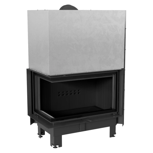 Kamineinsatz Kratki MBO 15 kW Eckkamin Schiebetür