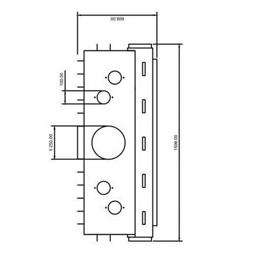 Kamineinsatz A Caminetti Flat 120 x 50 21 kW