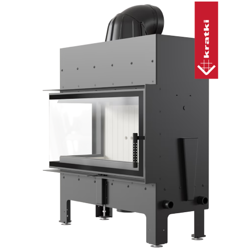 Kamineinsatz Kratki Floki L 12 kW Eckkamin
