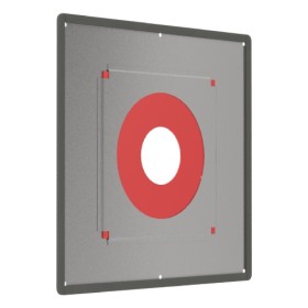 Edelstahlschornstein - Deckenblende mit Dichtung für Dampfsperrenanbindung 0° - 20° - Jeremias DW-ECO
