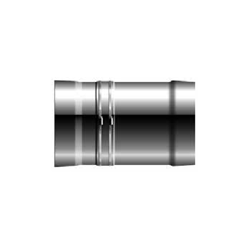 Edelstahlschornstein - Schiebestück 440 - 690 mm  - dopplwandig - Schräder Future line DW