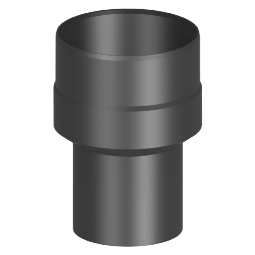 Ofenrohr - Erweiterung - lackiert schwarz - Jeremias Ferro-Lux