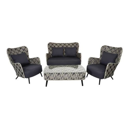 Gartenmöbel Lesli Living Lounge-Set Toulouse