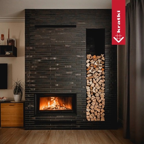 Kamineinsatz Kratki Nadia 14 | 14 kW Schiebetür