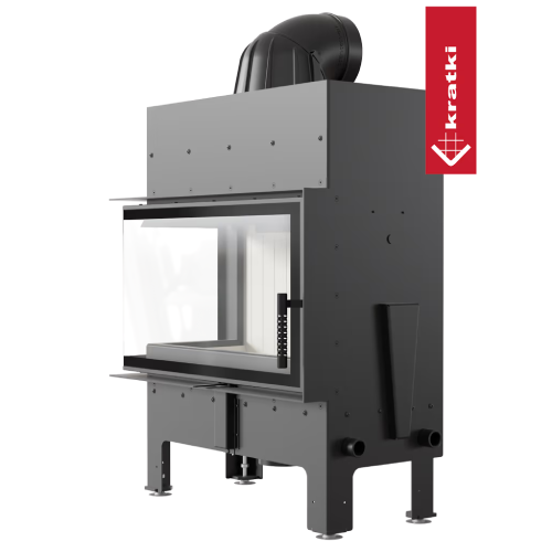 Kamineinsatz Kratki Floki M 10 kW Eckkamin