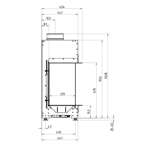 Gaskamin Schmid Ekko G U 100(34)51