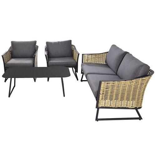 Gartenmöbel Lesli Living Lounge-Set Solamente