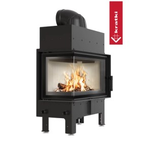 Kamineinsatz Kratki Floki M 10 kW Eckkamin