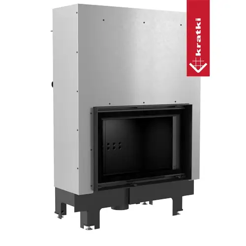 Kamineinsatz Kratki MBO PW 15 kW Schiebetür wasserführend