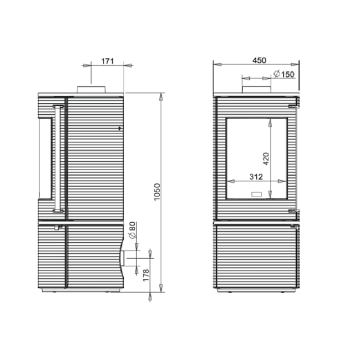 Kaminofen Invicta Altara 7 kW