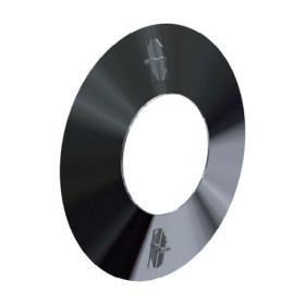 Edelstahlschornstein - Wandrosette 2-teilig 25 cm umlaufend - doppelwandig - Reuter DW-Systeme