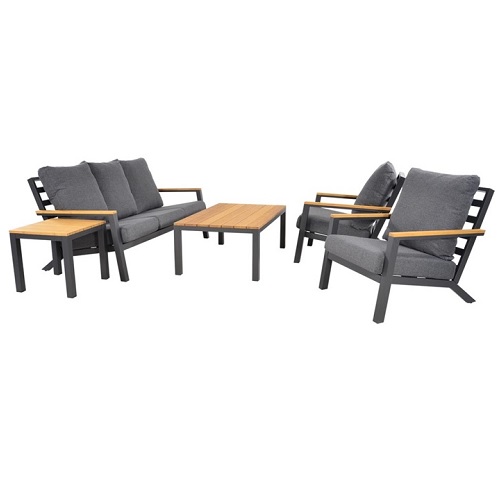 Gartenmöbel Lesli Living Lounge-Set Donnan