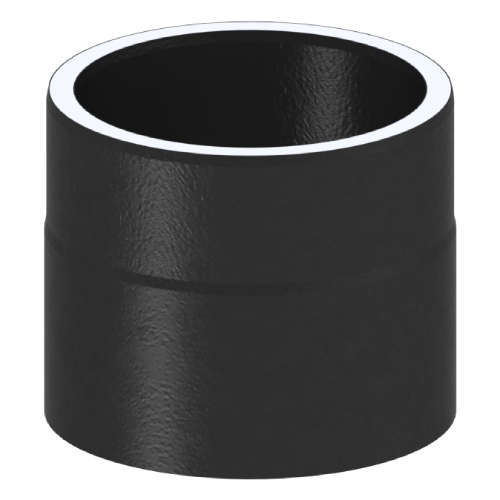 Ofenrohr - Längenelement 150 mm - schwarz - doppelwandig - Jeremias Iso-Line