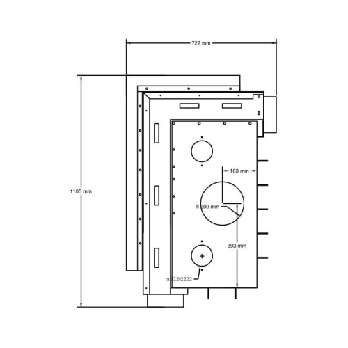 Kamineinsatz A Caminetti Quattro 90 L 14 kW