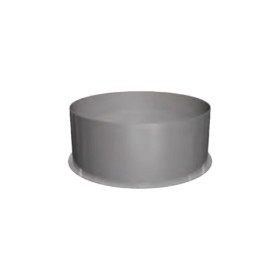 Edelstahlschornstein - Blinddeckel für B87SDN - einwandig - eka complex E