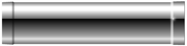 Edelstahlschornstein - Rohrelement 1005 mm NL - doppelwandig - Schräder Future DW