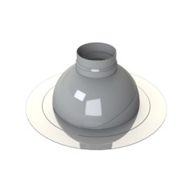 LAS-Schornstein - Dachdurchführung 0°-25° Ø150 mm - DRU LAS ES-I 150/100