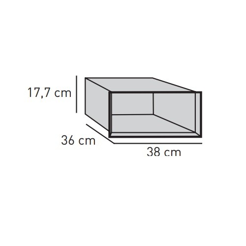 Kaminzubehör Skantherm - Strahlschutzeinsatz für Optik-Box für 40,0 cm breite Box, Wand Kaminzubehör Skantherm - Strahlschutzeinsatz für Optik-Box für 40,0 cm breite Box, Wand