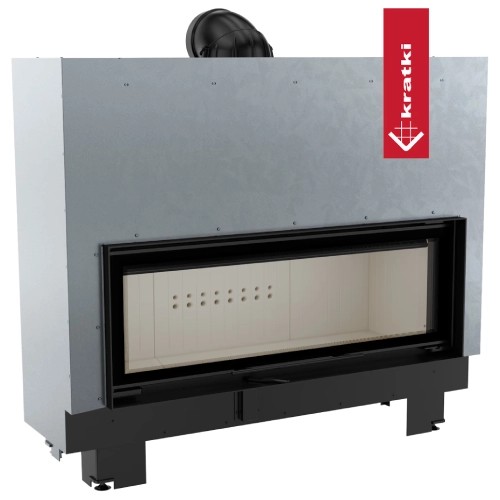 Kamineinsatz Kratki MB120 20 kW Schiebetür