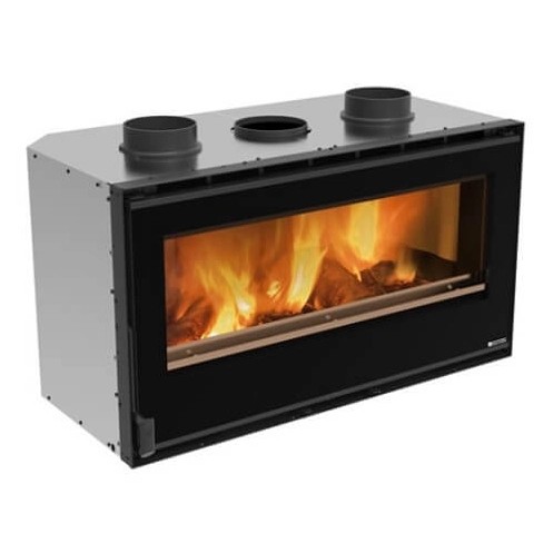 Kamineinsatz La Nordica Inserto 100 Crystal - Ventilato 9,5 kW