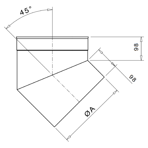 Winkel 45° - Jeremias Wäscheabwurfschacht