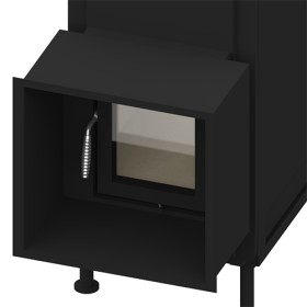 Kaminzubehör Brunner - Durchheiztüre mitte für HKD 2.2 XL Drehtür Flachglas