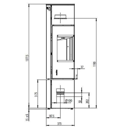 Kaminofen Wodtke Club 11 | 5 kW raumluftunabhängig